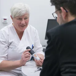 Konsultasjon med sykepleier