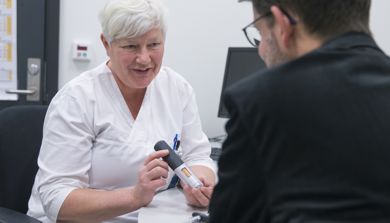 Konsultasjon med sykepleier
